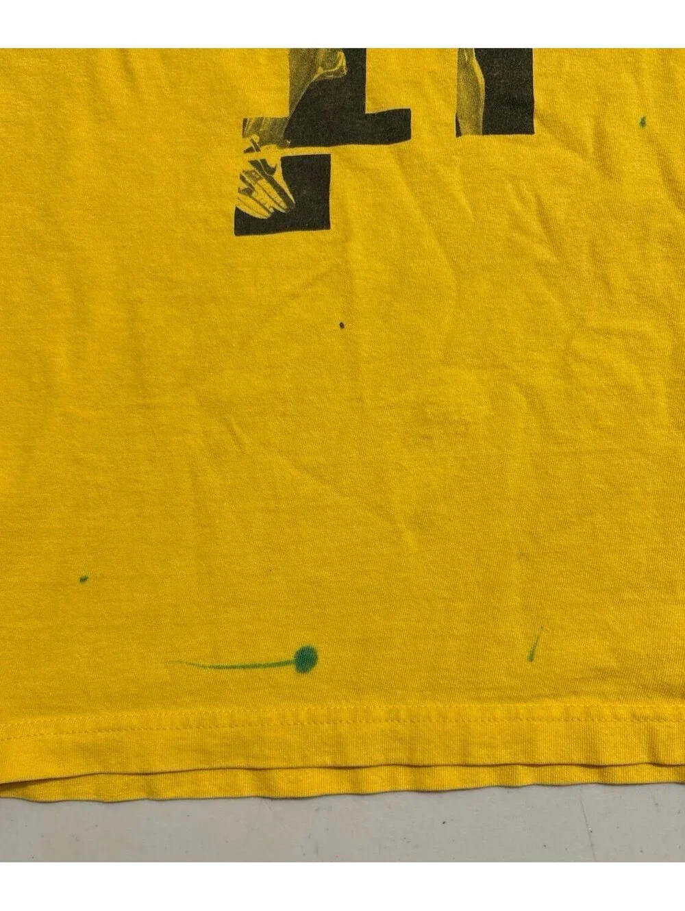 Nike Just Do It Graphic T-Shirt Kids Large Yellow Tee Basketball